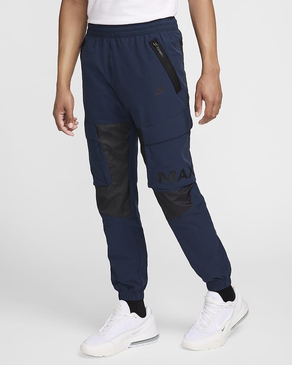 Black nike cargo joggers sale